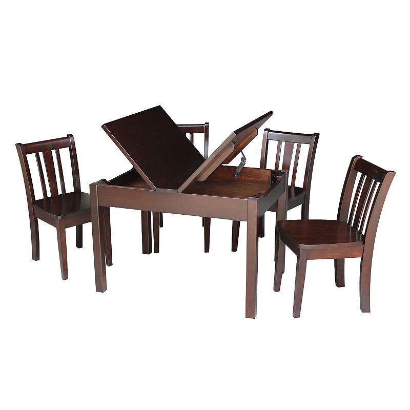 International Concepts San Remo Juvenile Dining Table and Chair 5-pc. Set