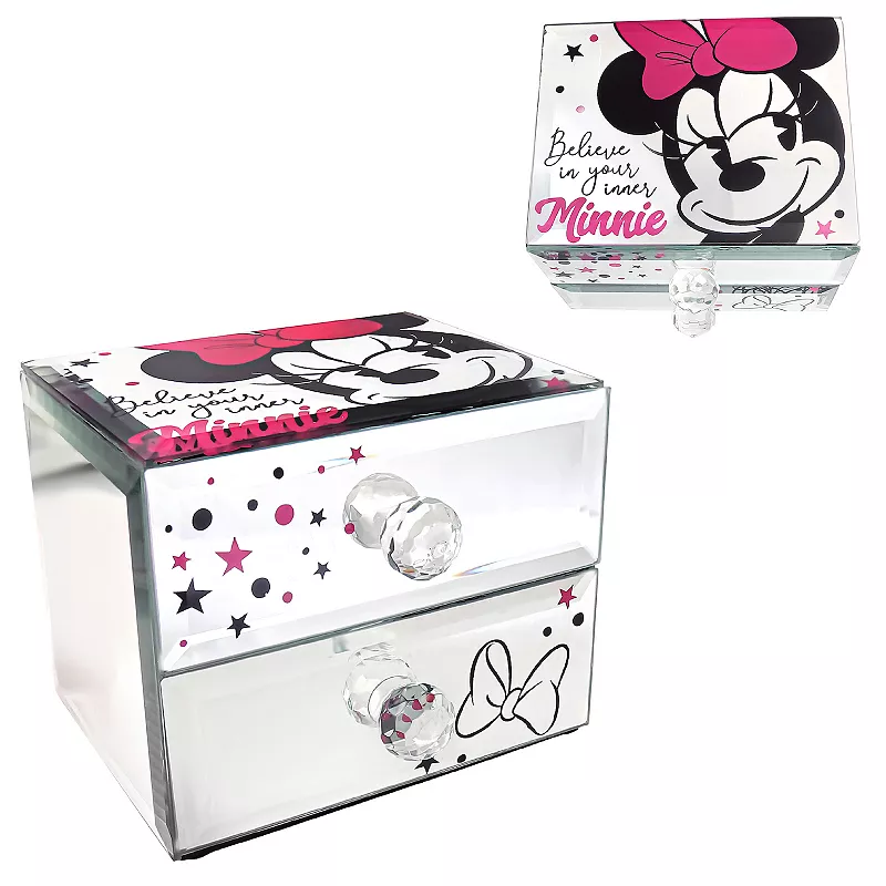 Disney's Minnie Mouse Mirror Jewelry Box