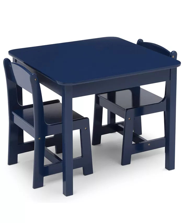 Delta Children Mysize Wood Table and Chairs Set  3 Piece