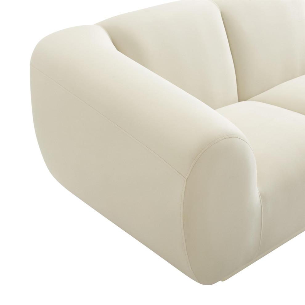 Emmet Velvet Sofa   Transitional   Sofas   by TOV Furniture  Houzz