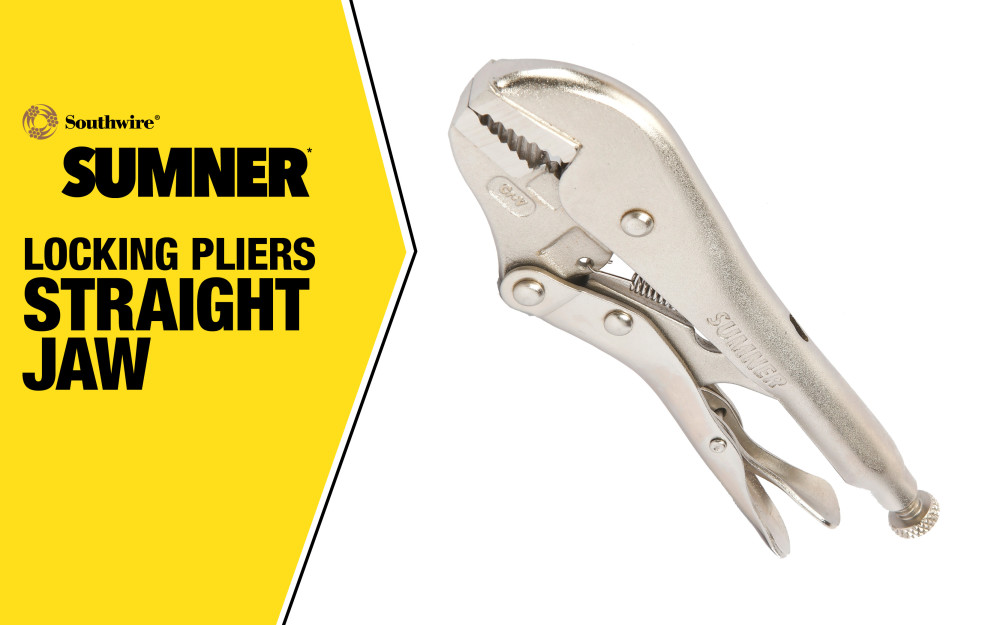 Sumner SLP7 Straight Jaw Locking Pliers 7