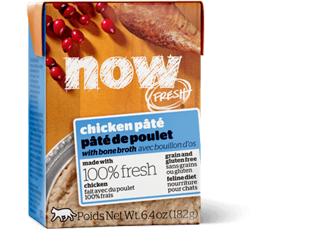 Petcurean NOW! Fresh Grain Free Chicken Pate with Bone Broth Wet Cat F