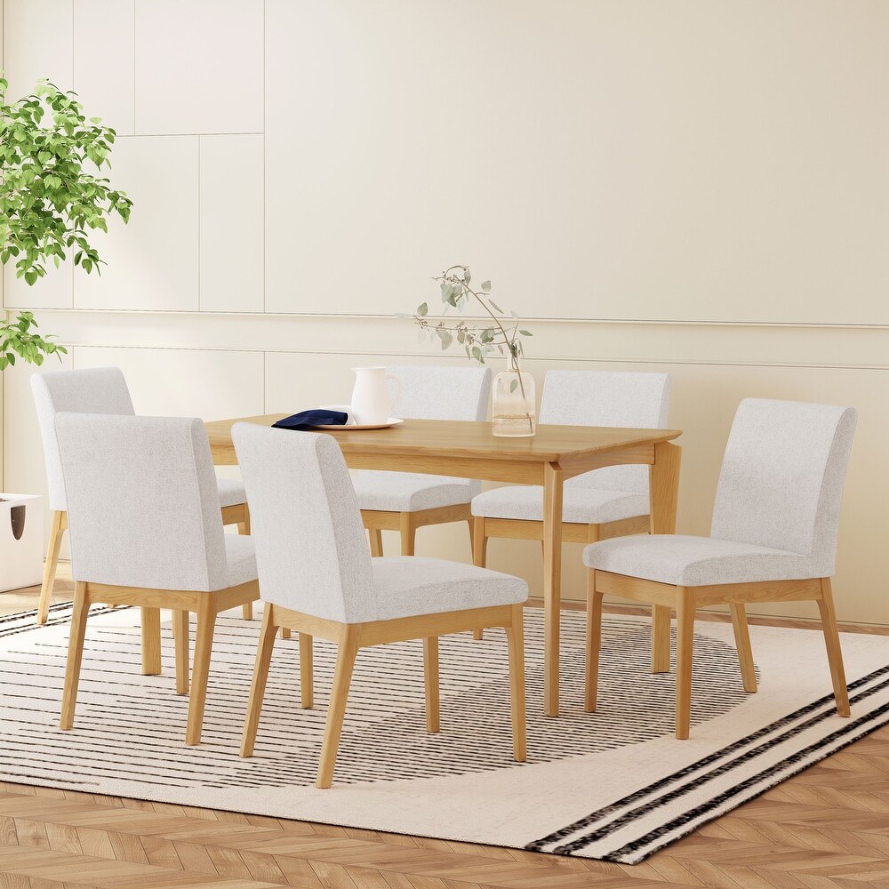 Atherton Wood 7 Piece Dining Set by Christopher Knight Home