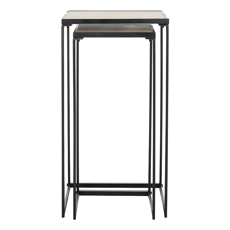 Safavieh Mid-Century Nesting End Table 2-piece Set