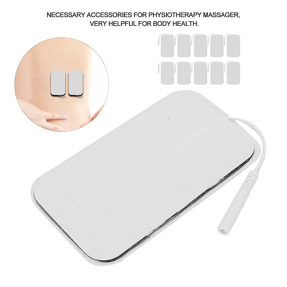 10pcs Electrode Patch Physiotherapy Replacement Pad For Body Massager Machine