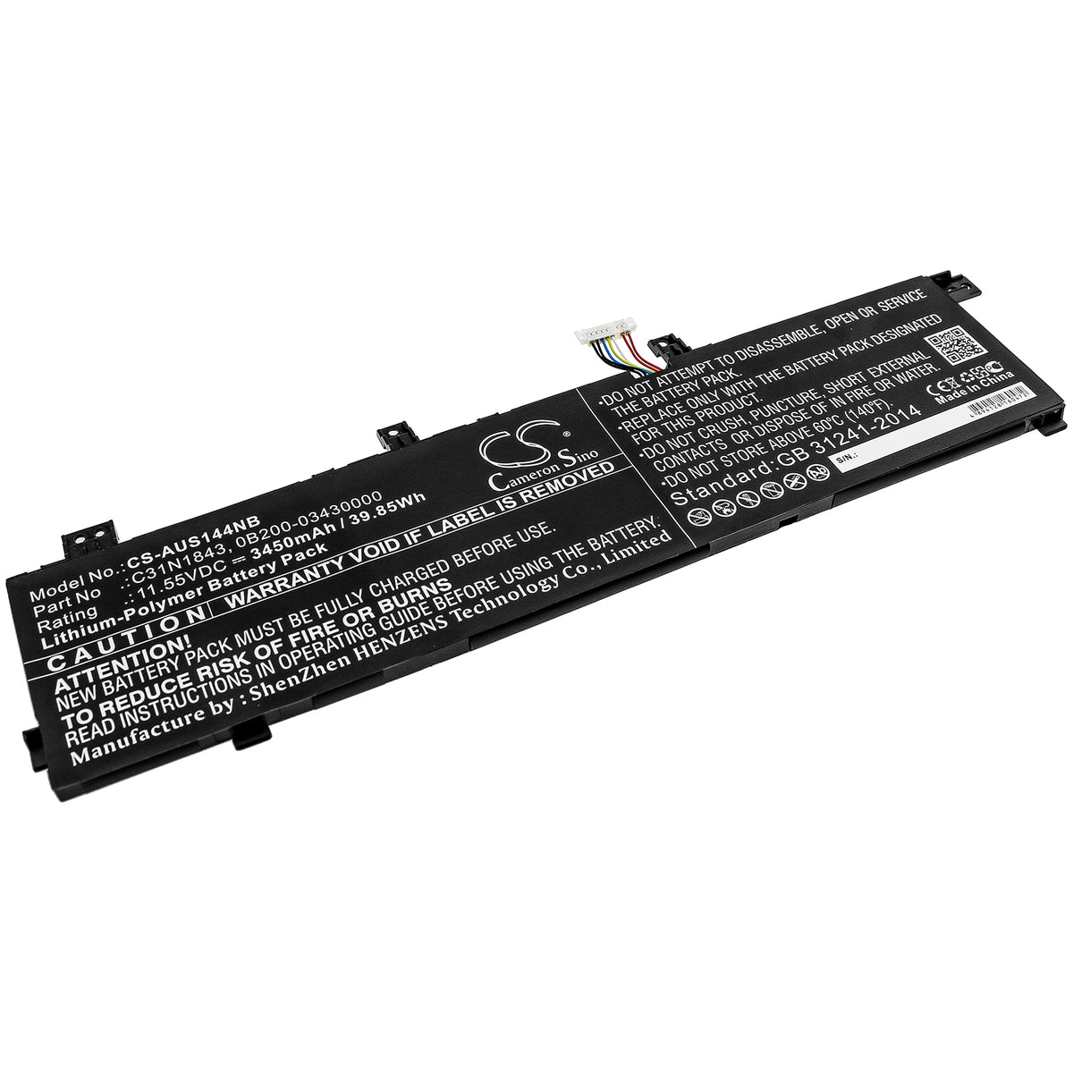 Asus VivoBook S14 S432FA VivoBook S14 S432FAAM030 Replacement Battery BatteryClerkcom Laptop and Notebook