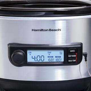 Hamilton Beach 6 Qt. Stainless Steel Slow Cooker 33867