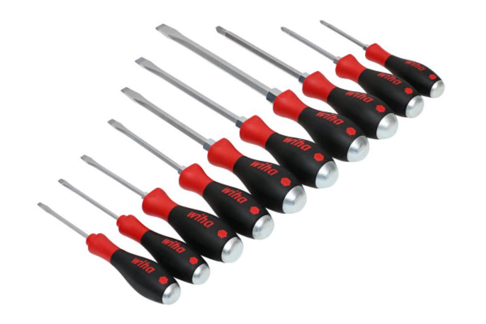 Wiha SoftFinish Screwdriver Tray Set 10pc