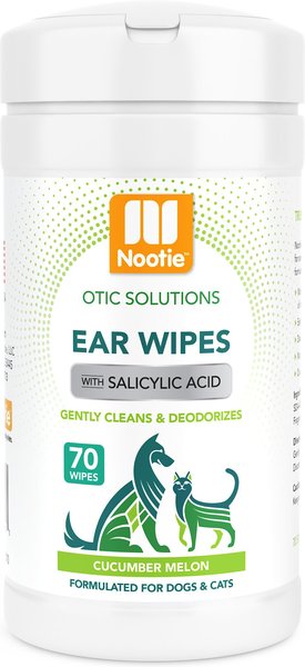 Nootie Cucumber Melon Dog and Cat Ear Wipes