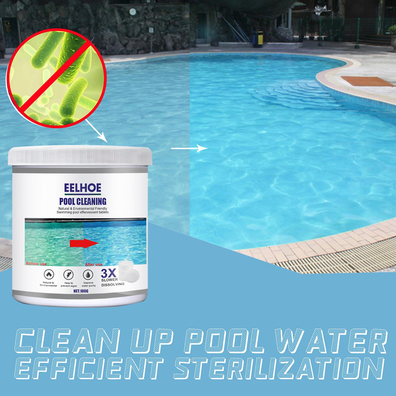 Pool Effervescent Cleaning Tablets Bacteria Removal Water Quality Multi-effect Detergent Water Decontamination And Clean