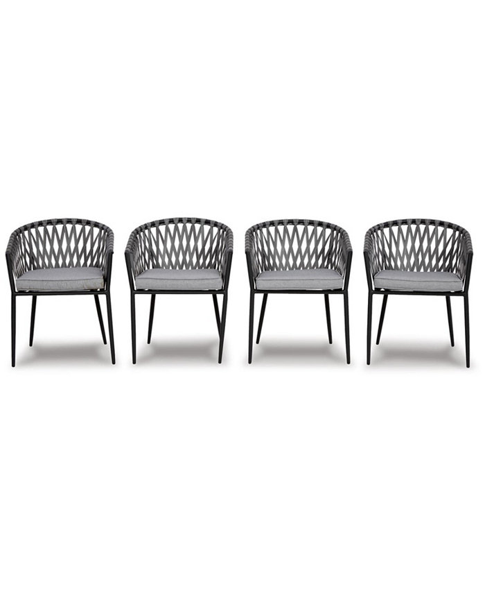 Signature Design By Ashley Palm Bliss Chair Set of 4