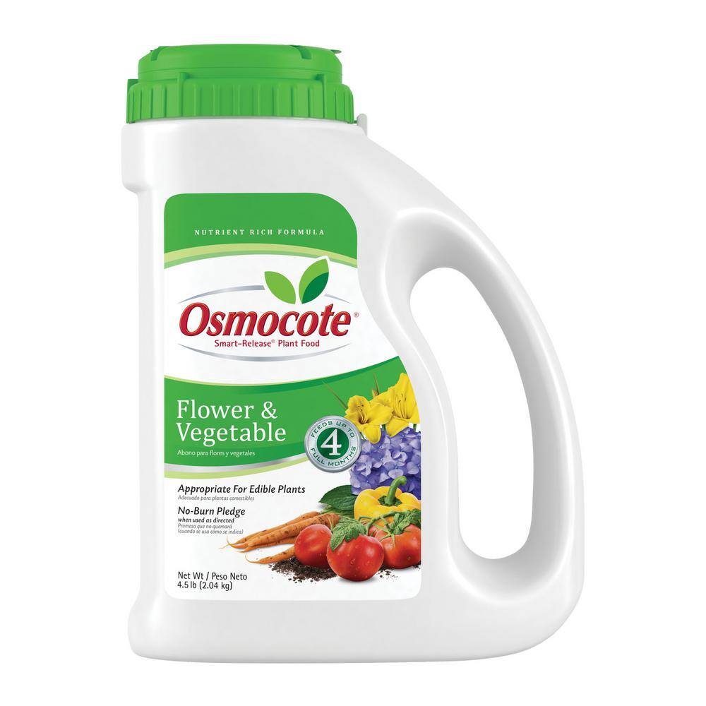 Osmocote Smart-Release 4.5 lbs. Flower and Vegetable Plant Food Dry Fertilizer 14-14-14 277860