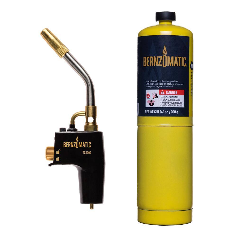 Bernzomatic Advance Performance Torch Kit with 14.1 oz. Map-Pro Cylinder and Premium Blow Torch 421120