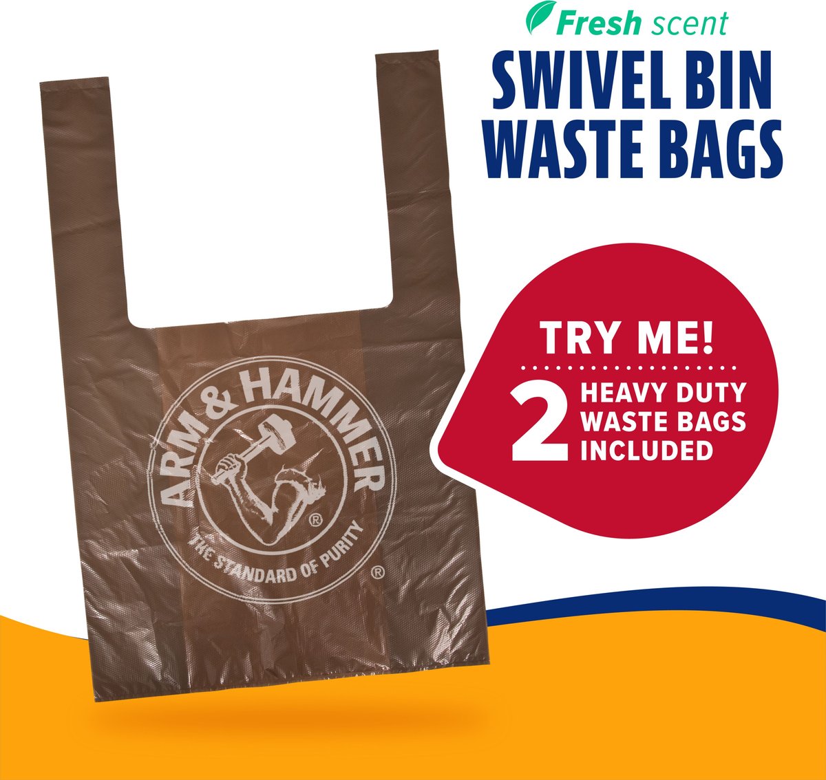 Arm and Hammer Swivel Bin and Rake Backyard Waste Pickup