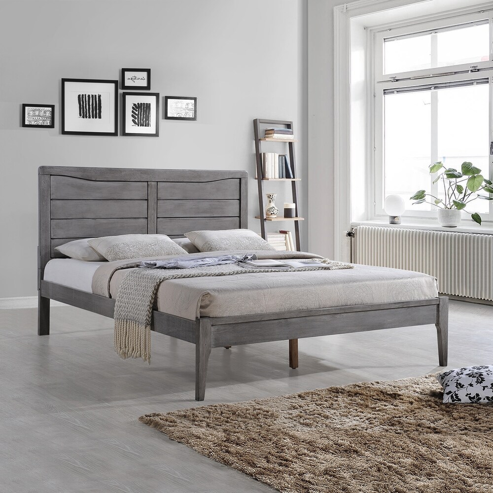 Darlin Rustic Queen size Wood Platform Bed by Christopher Knight Home