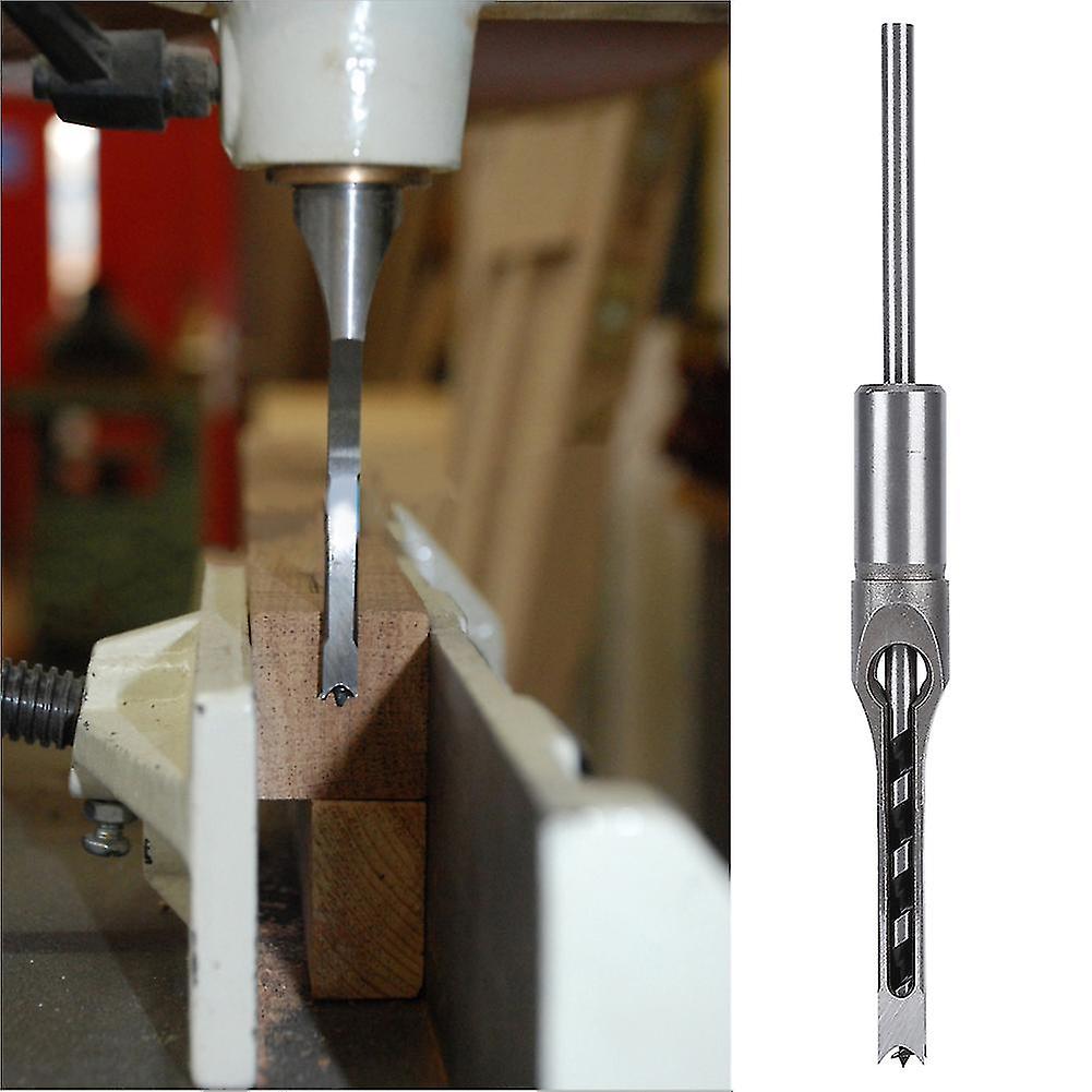 Multifunctional 3/8in High Speed Steel Square Hole Drill Bit Woodworking Accessories