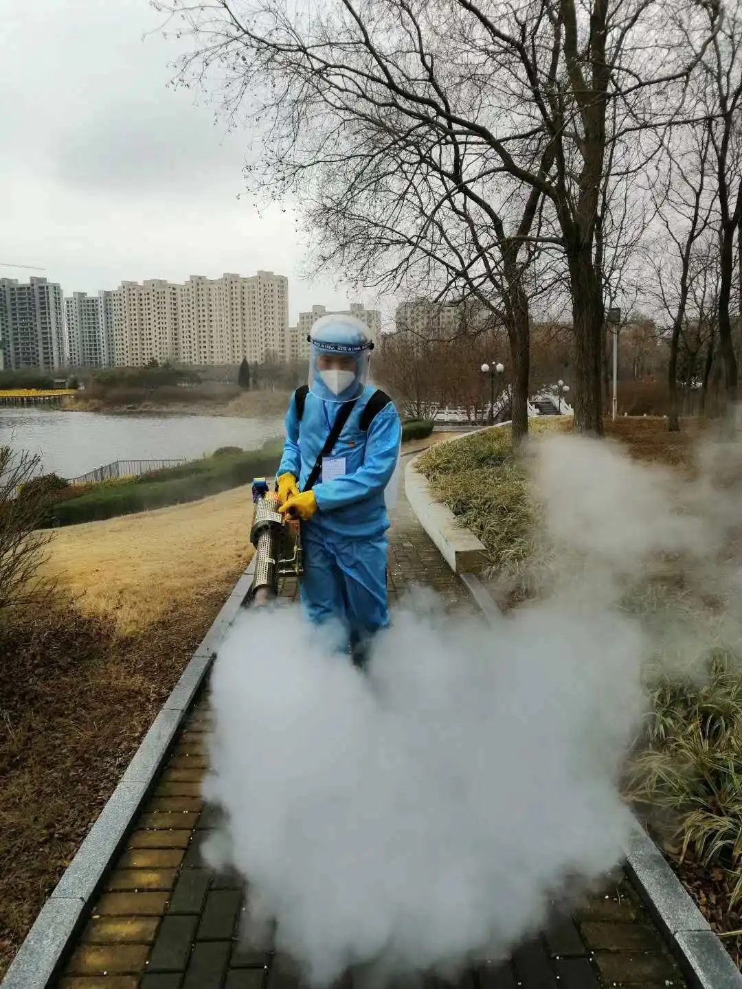 Fumigation Fogging disinfectent machine ready to ship Fog Sprayer for sale