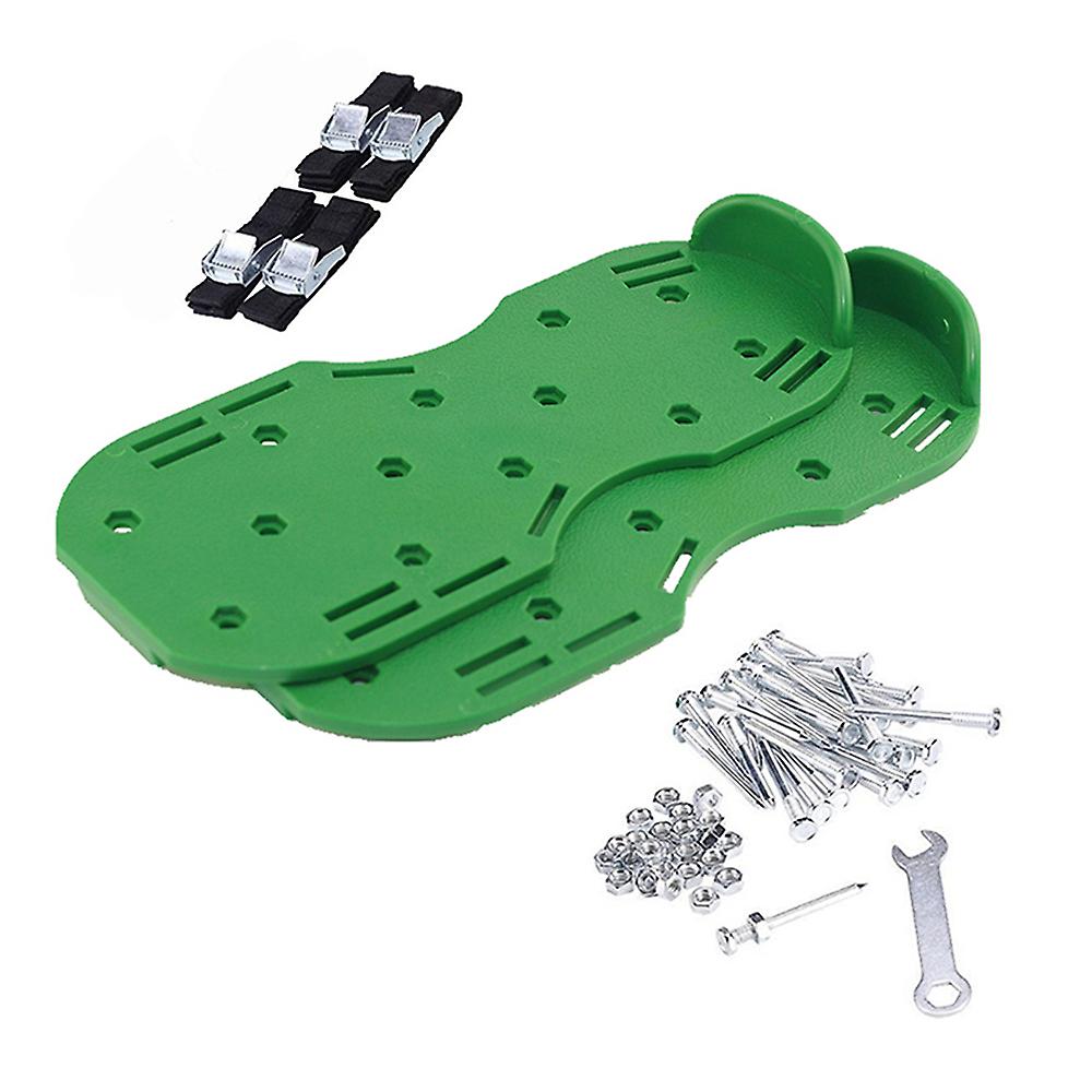 Lawn Aerator Shoes Effective Tool For Aerating Yard Soil 2.2 Green