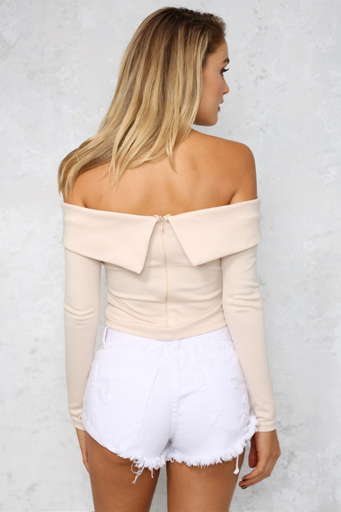 Oh Lola Crop Top Cream