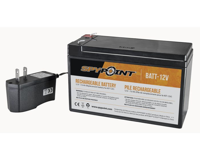 Spypoint 12V Battery And Charger Kit