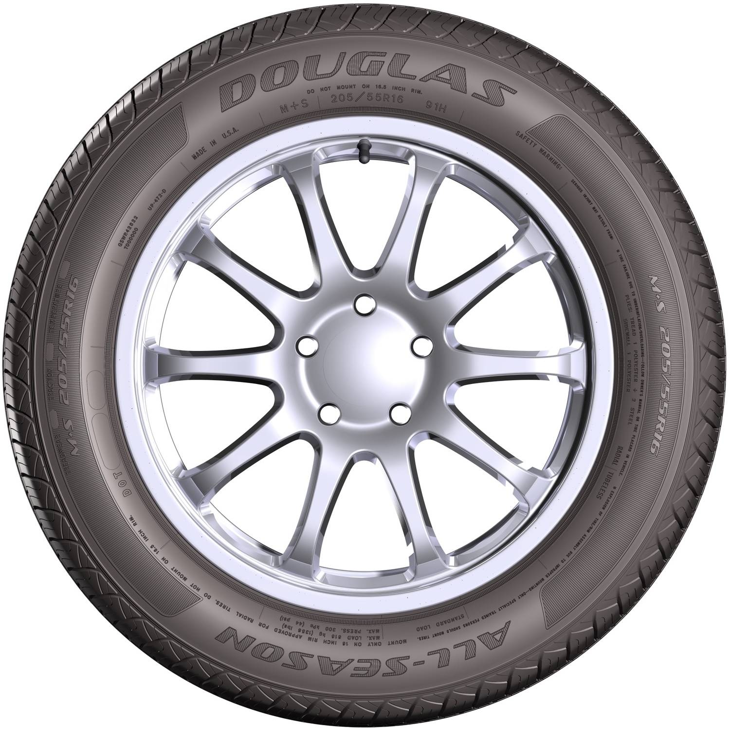 Douglas All-Season 215/60R15 94H All-Season Tire