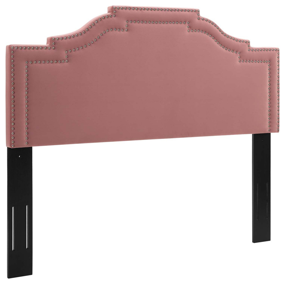 Lucia Full/Queen Performance Velvet Headboard   Contemporary   Headboards   by PARMA HOME  Houzz