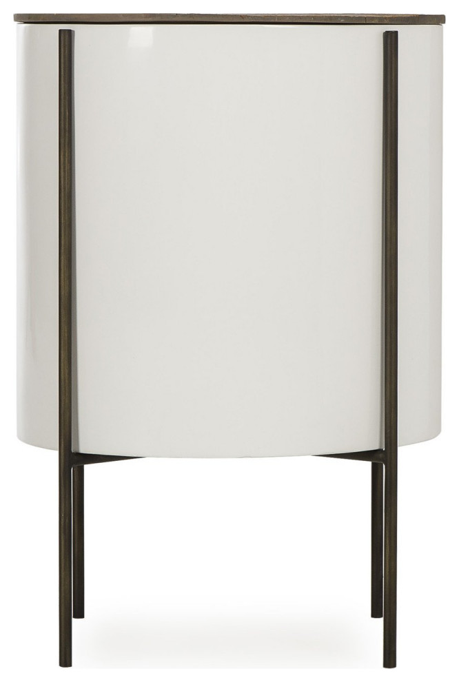 Blaire Side Table 17 quotTube   Transitional   Side Tables And End Tables   by V.S.D Furniture  Houzz