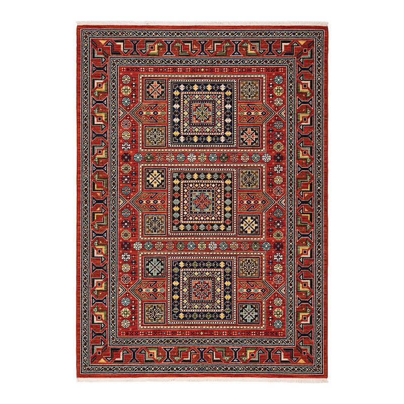 StyleHaven Linwood Tribal Medallion Fringed Area Rug