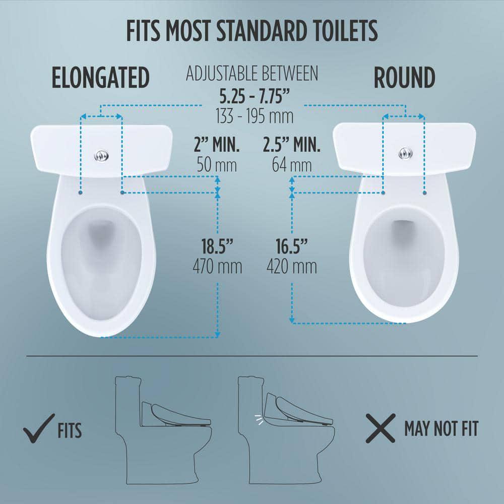 TOTO A2 Washlet Electric Heated Bidet Toilet Seat for Elongated Toilet in Cotton White