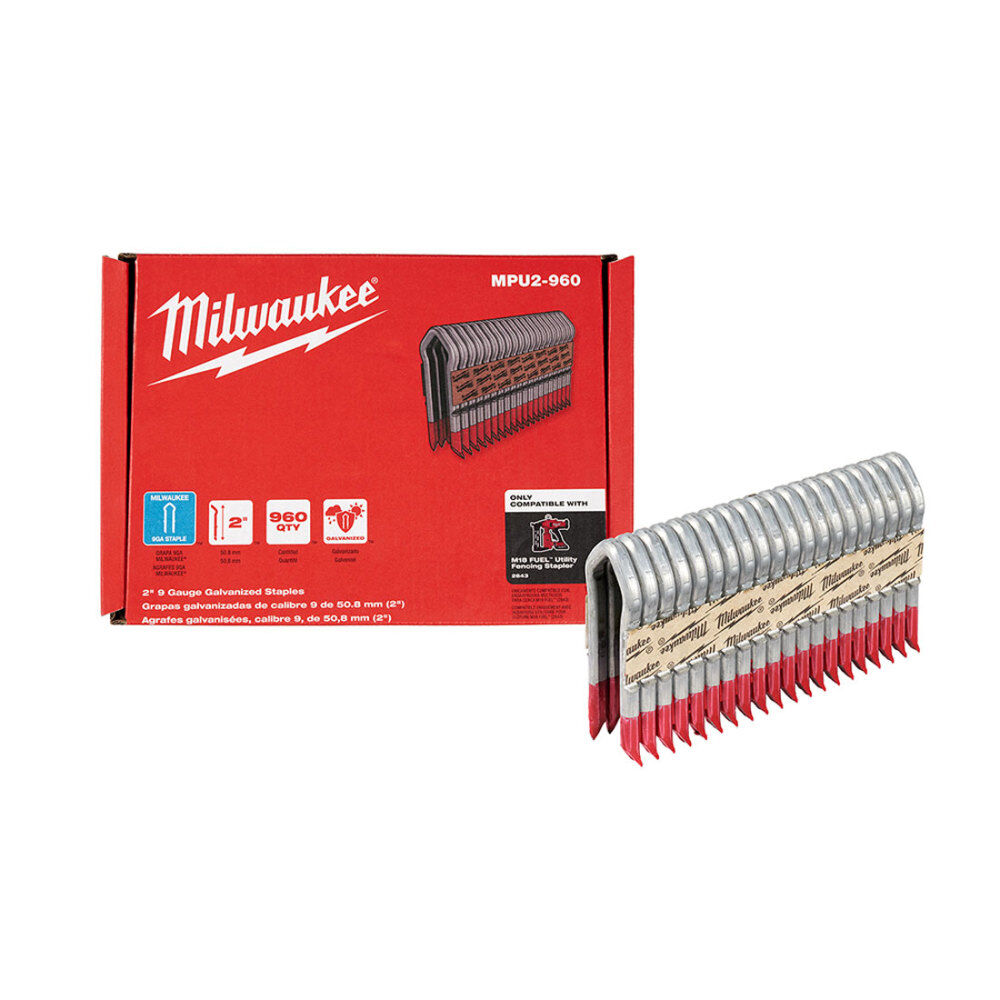 Milwaukee Galvanized Staples 2