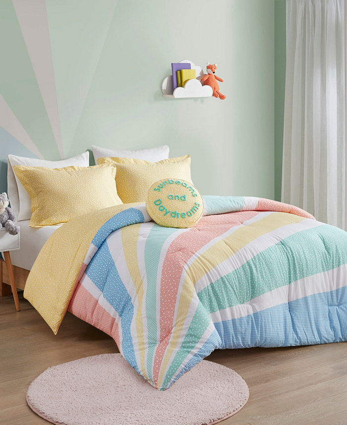 Urban Habitat Rory Rainbow Sunburst 4-Pc. Comforter Set  Twin Twin XL