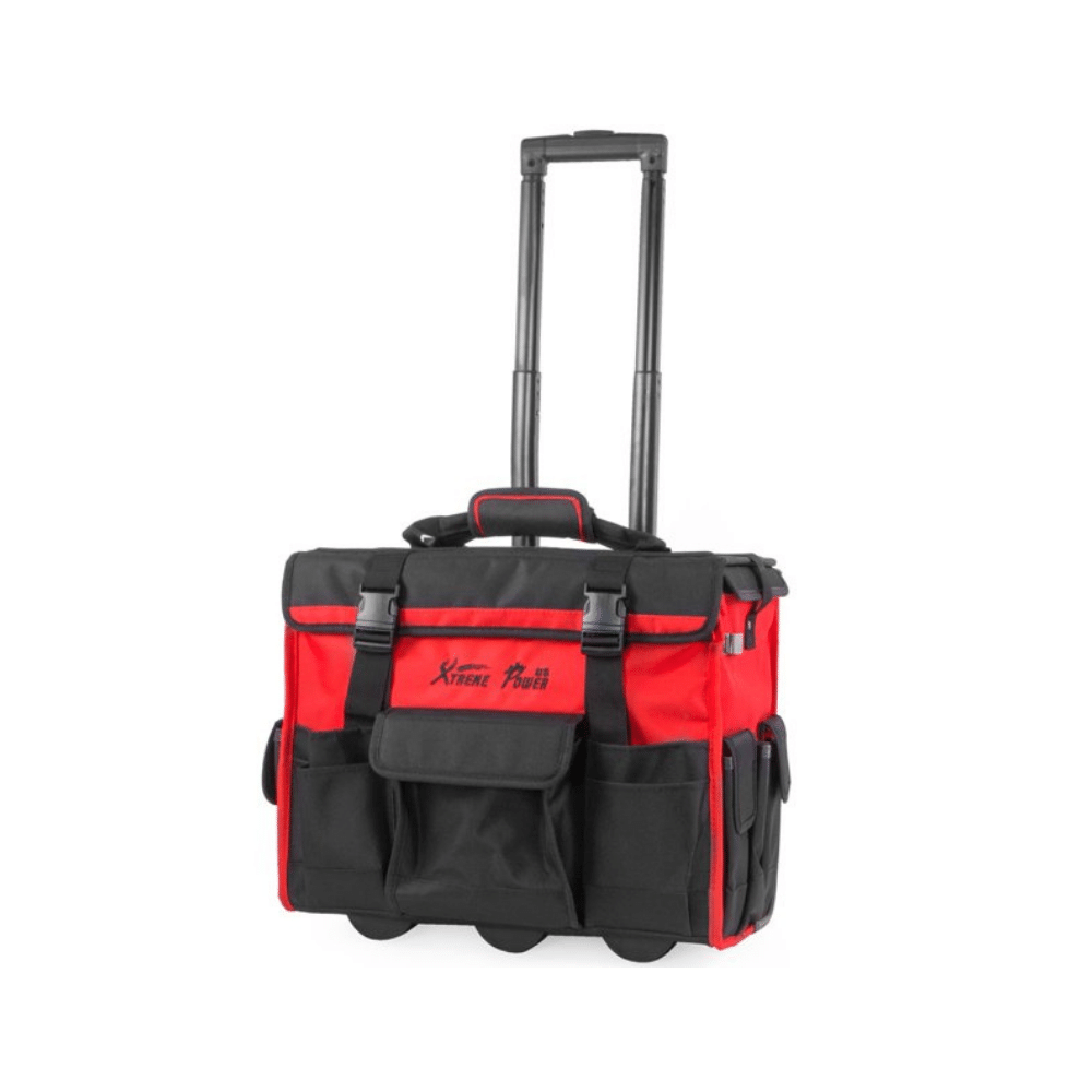 XtremepowerUS 18 Portable Rolling Tool Bag Storage Organizer with Wheels