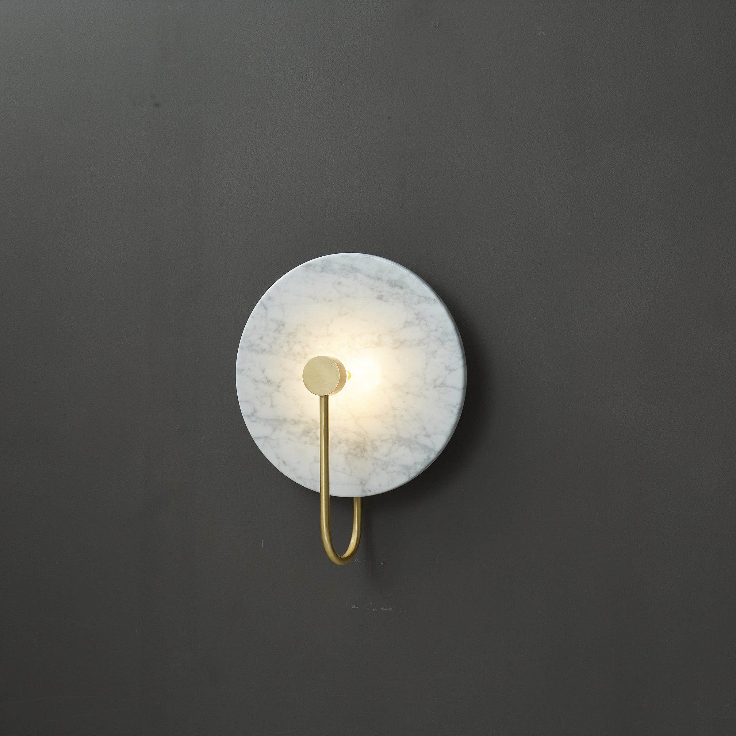 White Marble Wall Lamp 6615-We