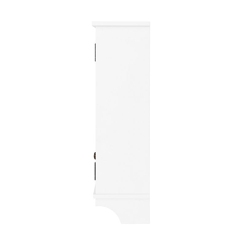 Bolton Dover Over Toilet Hutch with 2 Doors and Towel Rod