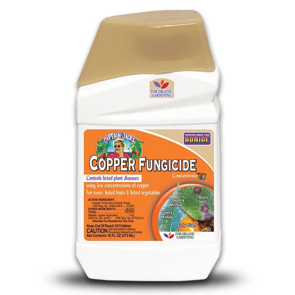 Bonide Captain Jack's Copper Fungicide 16 oz. Concentrate for Organic Gardening Controls Common Diseases 811