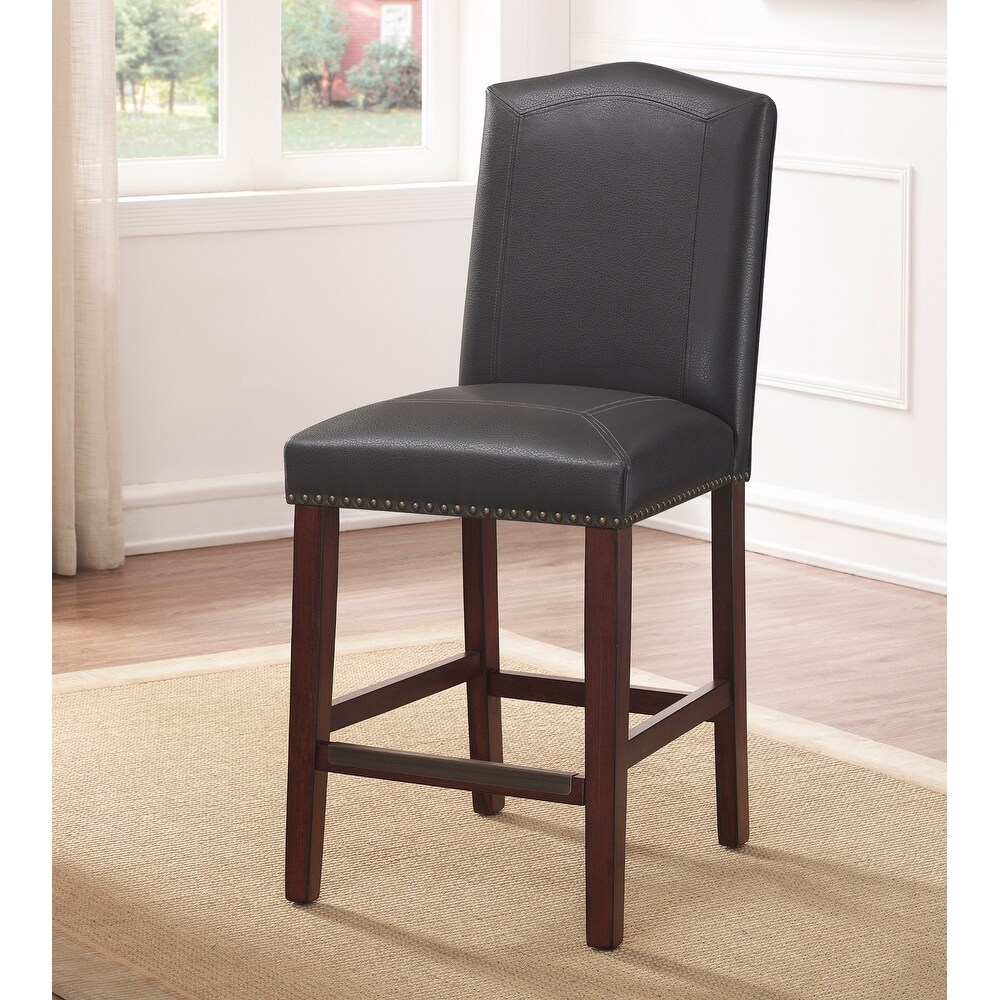 Claren Faux Leather Counter Stool by Greyson Living