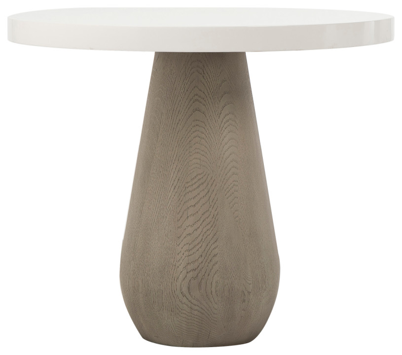 Taupe Oak Side Table  Andrew Martin Gray   Transitional   Side Tables And End Tables   by Oroa   Distinctive Furniture  Houzz