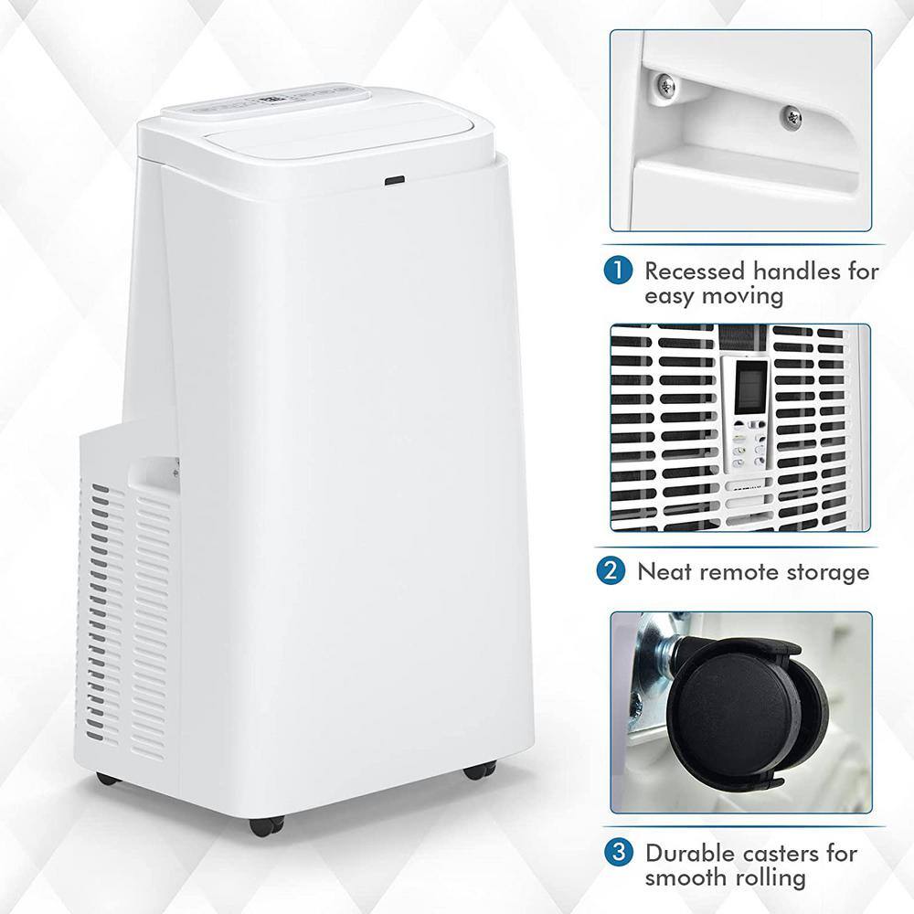 Gymax 9000BTU 3-In-1 Air Cooler Portable Air Conditioner Compact AC Unit w3 Fan Speeds GYMHD0121