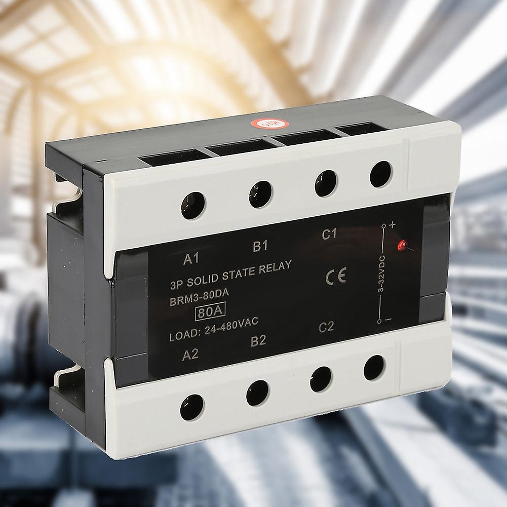 Load 24-480vac Three Phase Solid State Relay(brm3-80da)