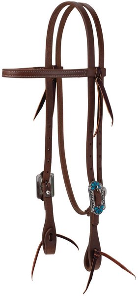 Weaver Leather ProTack Designer Hardward Horse Browband Headstall