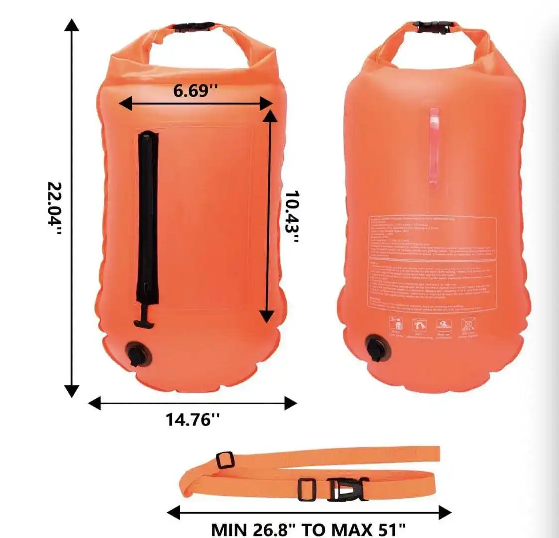 2024 Factory price summer Hot sales 20L Three in one storage swim buoy life swimming