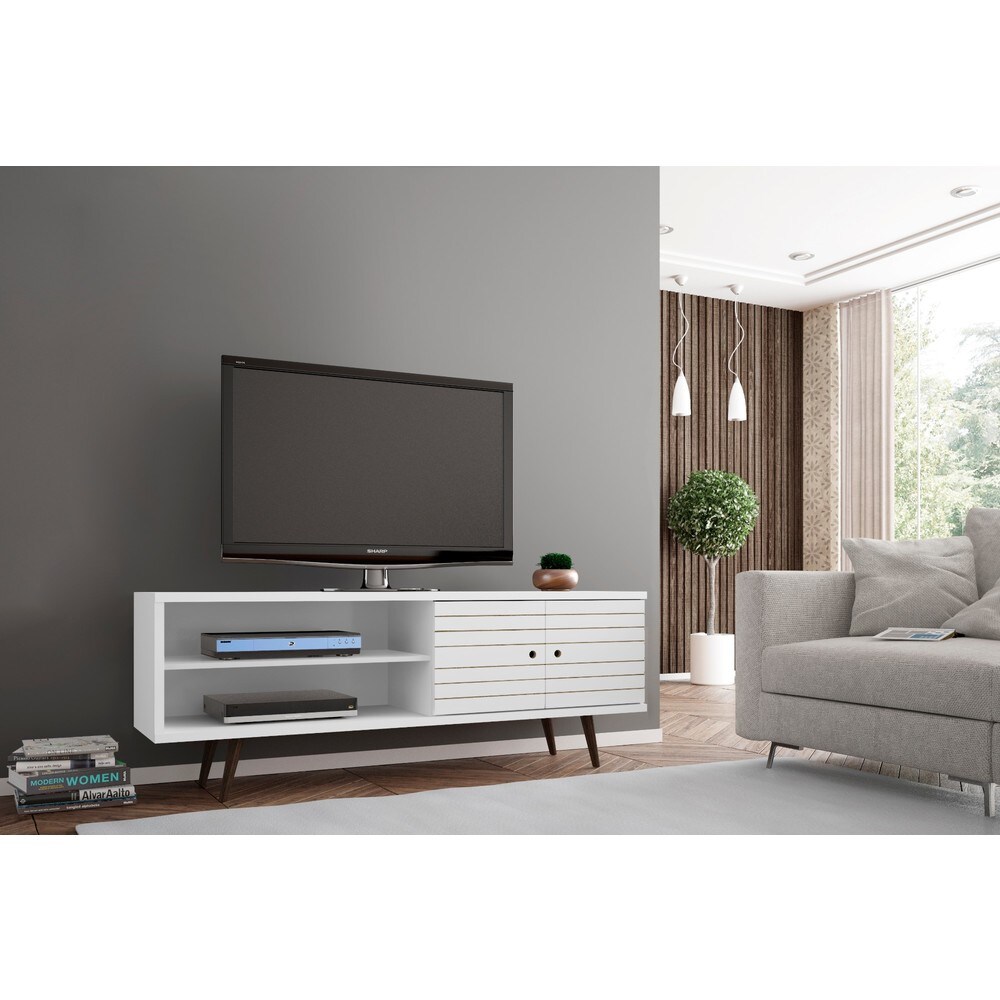 Manhattan Comfort Sortland Wooden Modern Media Cabinet Console