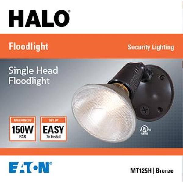 Halo MT 150-Watt 60 Bronze Outdoor Integrated LED Flood Light with Weather Resistance MT125