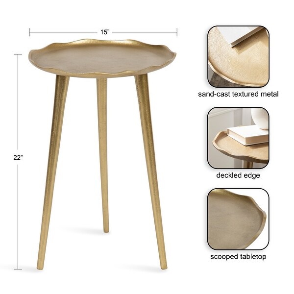 Kate and Laurel Alessia Round Side Table