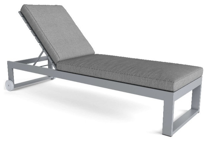 Anderson Teak SL 1008 Lucca Sun Lounger   Transitional   Outdoor Chaise Lounges   by Uber Bazaar  Houzz