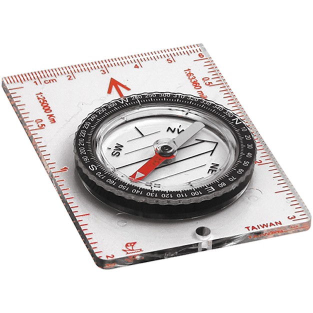 Coghlan x27 s Map Compass See through Base And Rotating Housing Survival Emergency