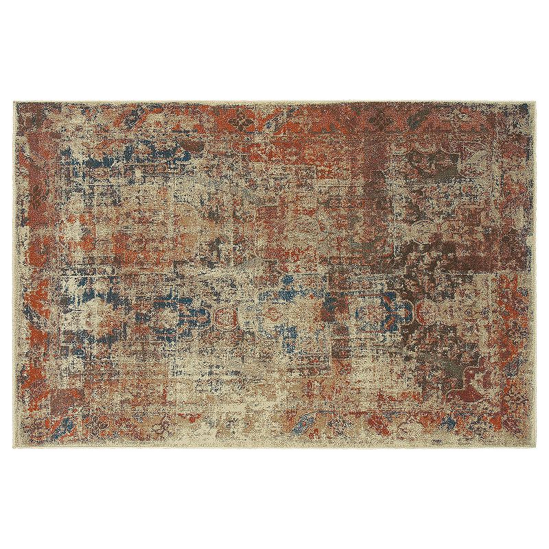 StyleHaven Portia Antiqued Overdyed Ornate Rug