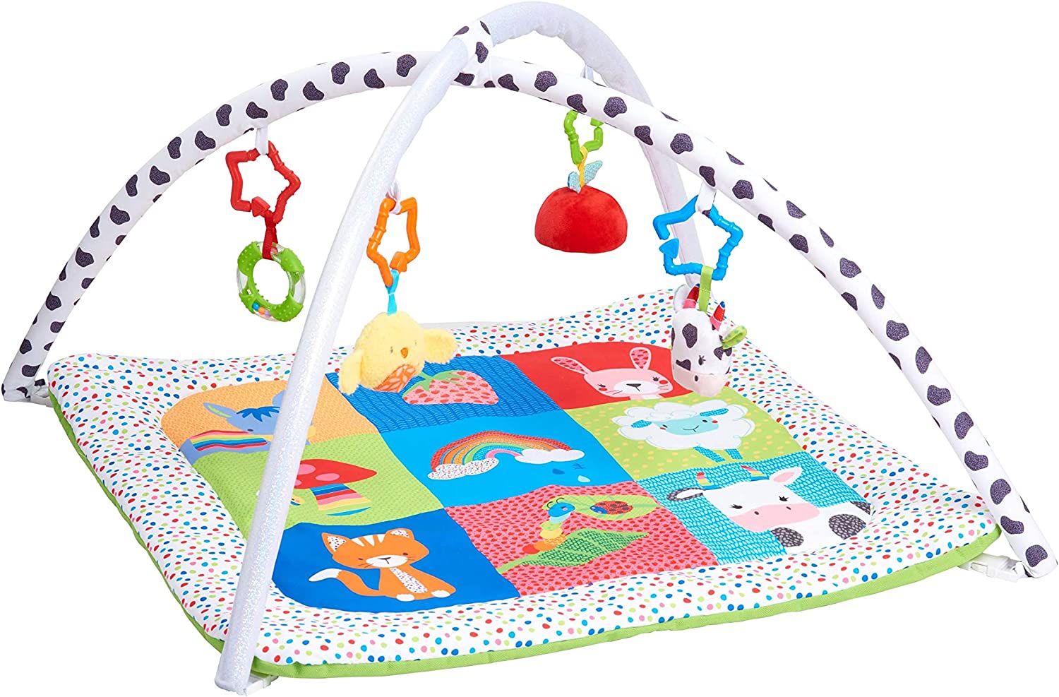 Early Learning Centre Blossom Farm Playmat and Arch， Physical Development， Hand Eye Coordination， Stimulates Senses， Baby Toys 0+ Months， by Just Play