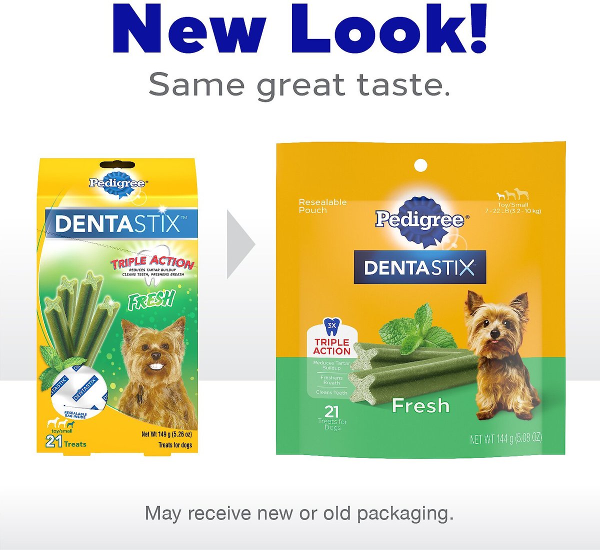 Pedigree Dentastix Fresh Mint Flavored Mini Dental Dog Treats