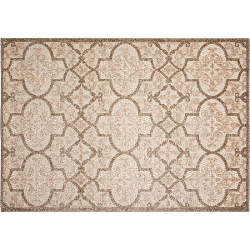 Nourison Aloha Grand Escape Quatrefoil Indoor Outdoor Rug